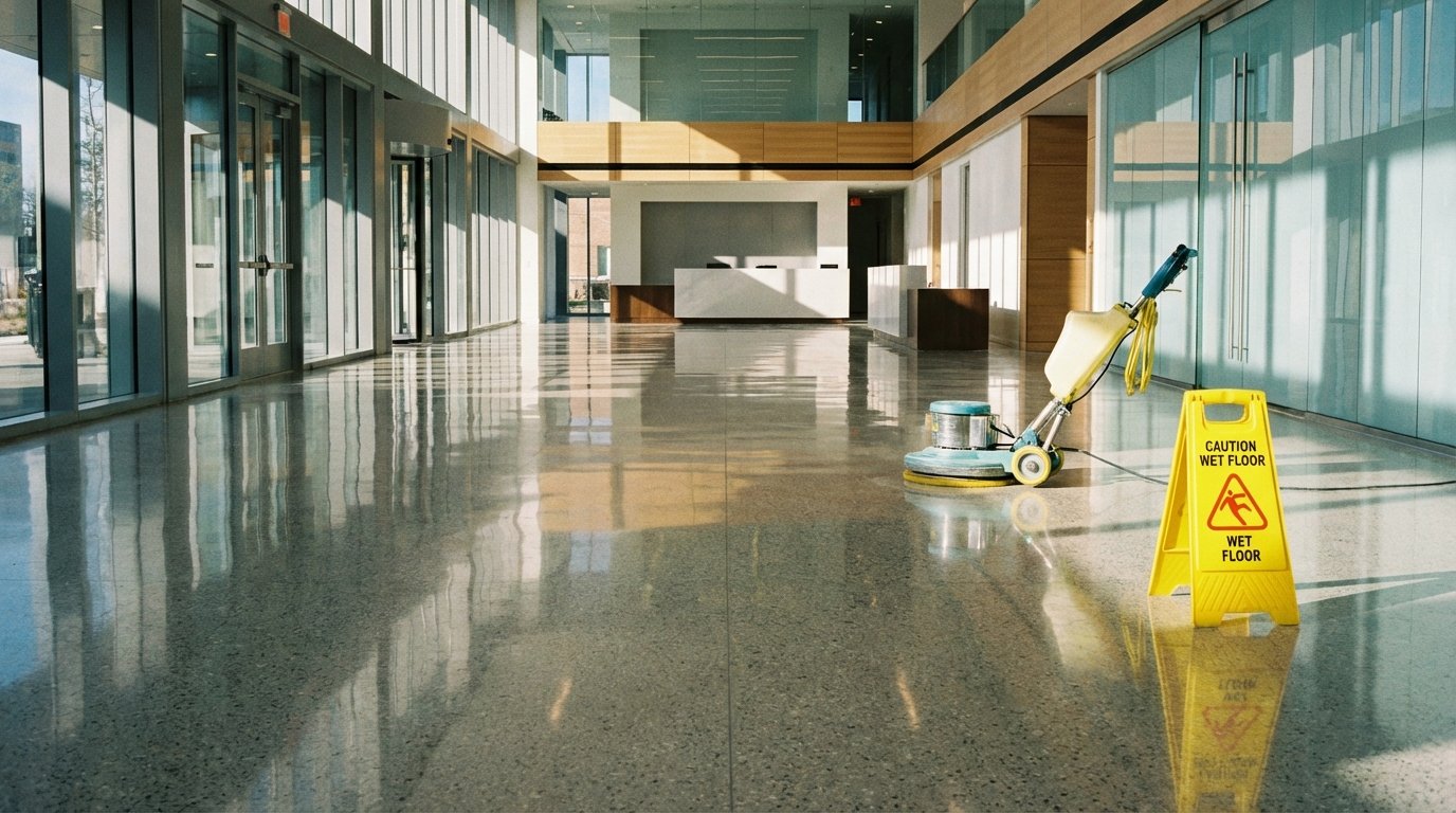 Professional floor cleaning